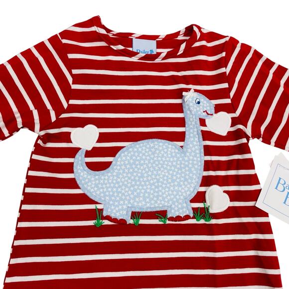 NWT Bailey Boys 4T Valentino Dino Knit Dress - Picture 3 of 5